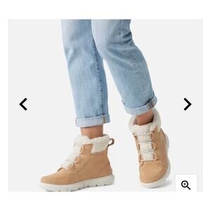 Sorel Explorer‎ Blitz Tambourine Booties - Faux Fur Lined - Women's